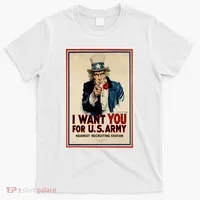 Uncle Sam I Want You World War 2 T-Shirt thumb 0