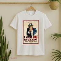 Uncle Sam I Want You World War 2 T-Shirt thumb 2