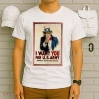 Uncle Sam I Want You World War 2 T-Shirt thumb 6