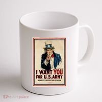 Uncle Sam I Want You World War 2 Coffee Mug thumb 1