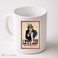 Uncle Sam I Want You World War 2 Coffee Mug thumb 0