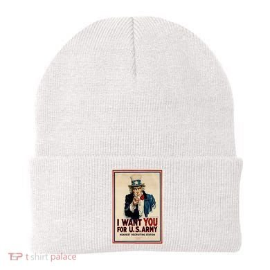 Uncle Sam I Want You World War 2 Beanie