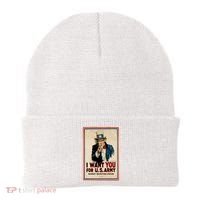 Uncle Sam I Want You World War 2 Beanie thumb 0