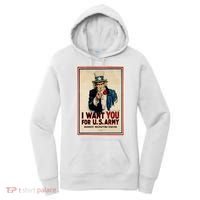 Uncle Sam I Want You World War 2 Women's Hoodie thumb 0