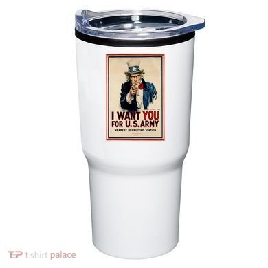 Uncle Sam I Want You World War 2 Tumbler