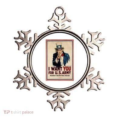 Uncle Sam I Want You World War 2 Ornament