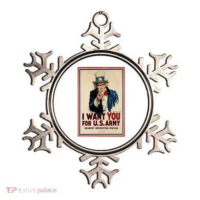Uncle Sam I Want You World War 2 Ornament
