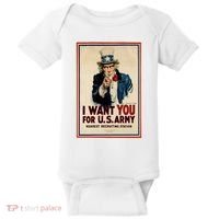 Uncle Sam I Want You World War 2 Baby Bodysuit thumb 0
