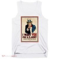 Uncle Sam I Want You World War 2 Tank Top thumb 0