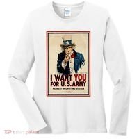 Uncle Sam I Want You World War 2 Women's Long Sleeve Shirt thumb 0