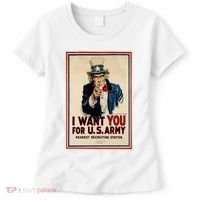 Uncle Sam I Want You World War 2 Women's T-Shirt thumb 0
