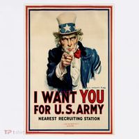 Uncle Sam I Want You World War 2 Women's T-Shirt thumb 6