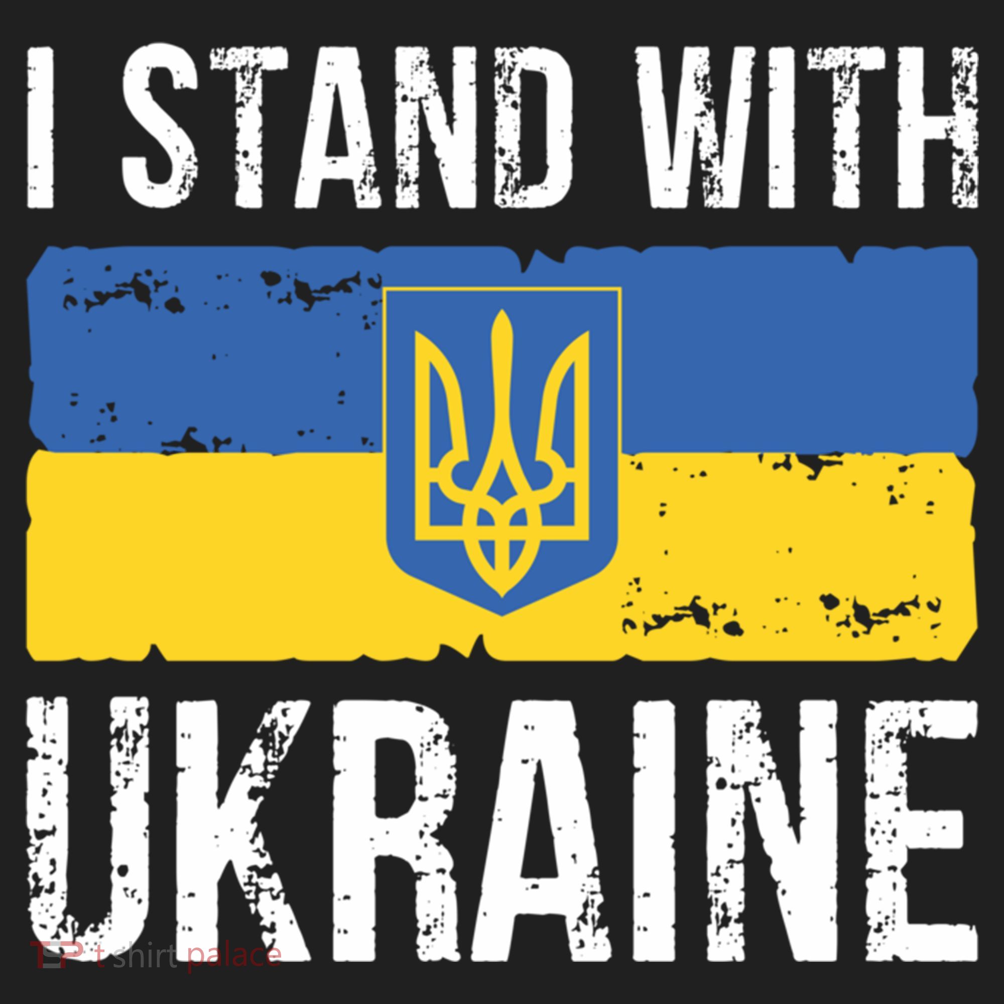 Ukrainians Support I Stand With Ukraine Flag Tees Cool Gift Beanie