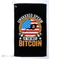 Unvaxxed Sperm Is The Next Bitcoin Golf Towel thumb 0