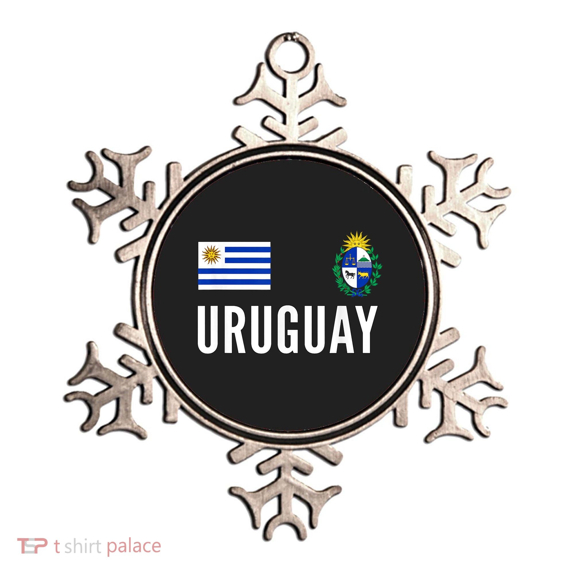 Uruguay Soccer Jersey Football Fan Support Ornament