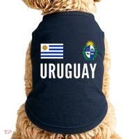 Uruguay Soccer Jersey Football Fan Support Doggie Tank thumb 0