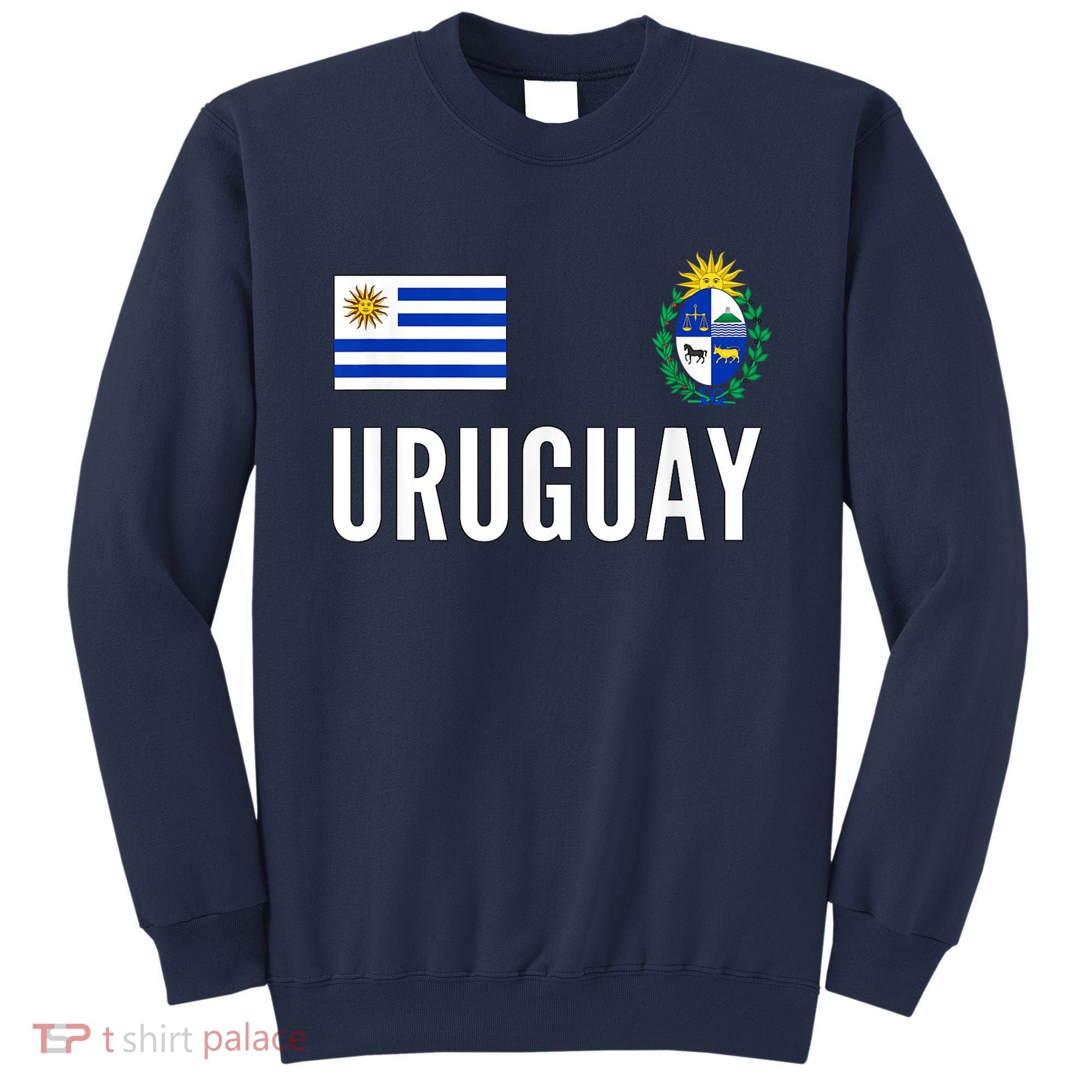 Uruguay Soccer Jersey Football Fan Support Sweatshirt