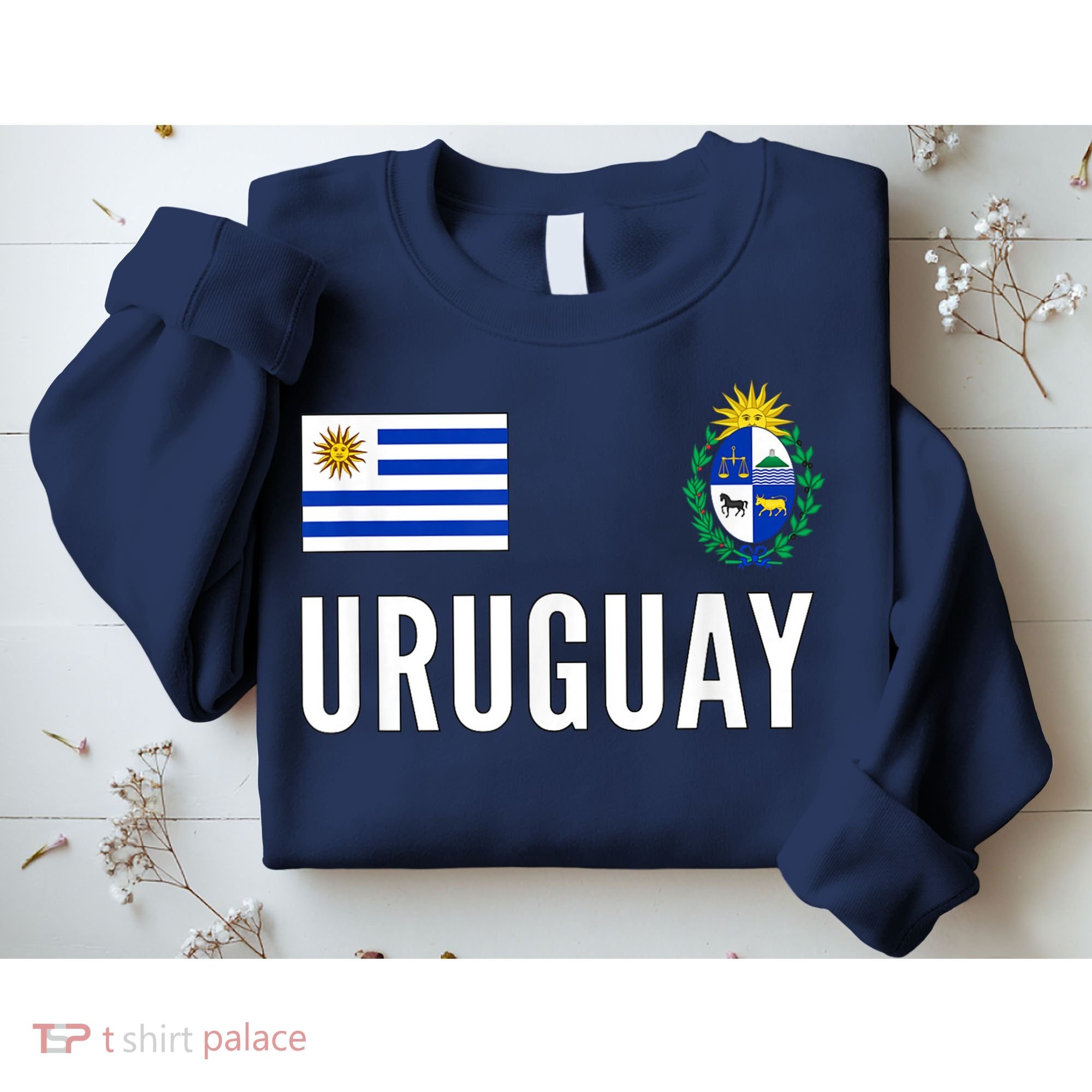 Uruguay Soccer Jersey Football Fan Support Sweatshirt