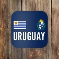 Uruguay Soccer Jersey Football Fan Support Coaster thumb 0
