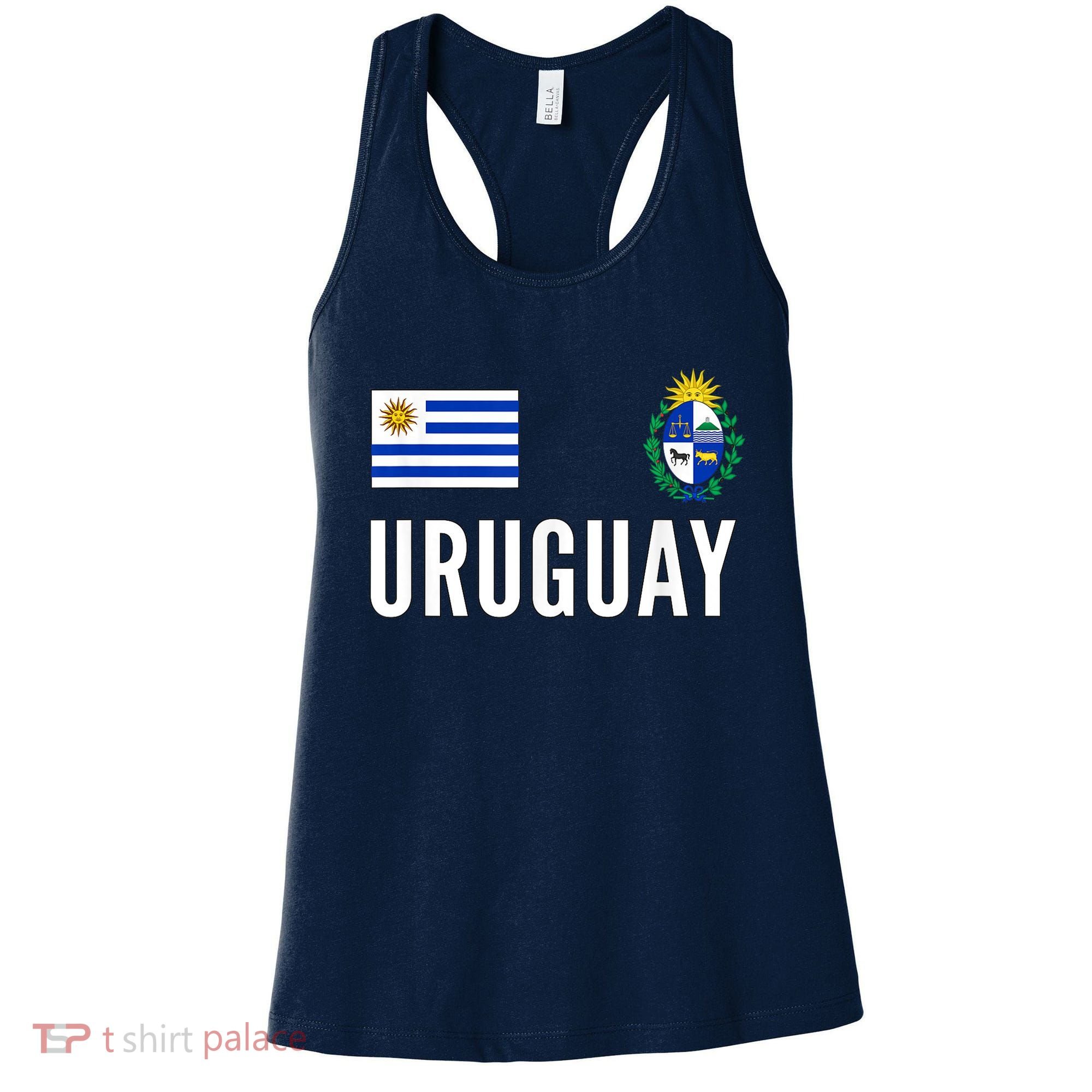 Uruguay Soccer Jersey Football Fan Support Women's Tank Top