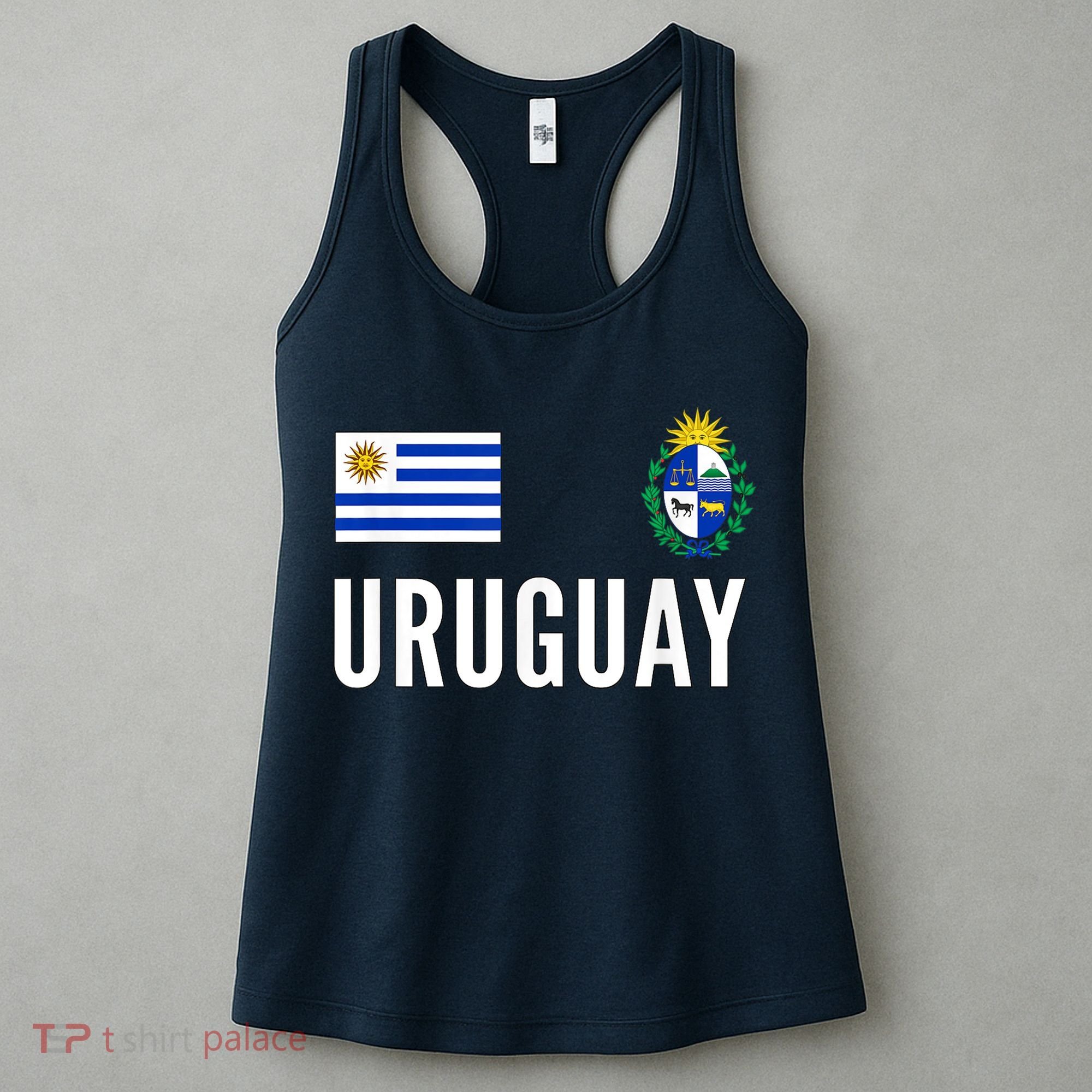 Uruguay Soccer Jersey Football Fan Support Women's Tank Top