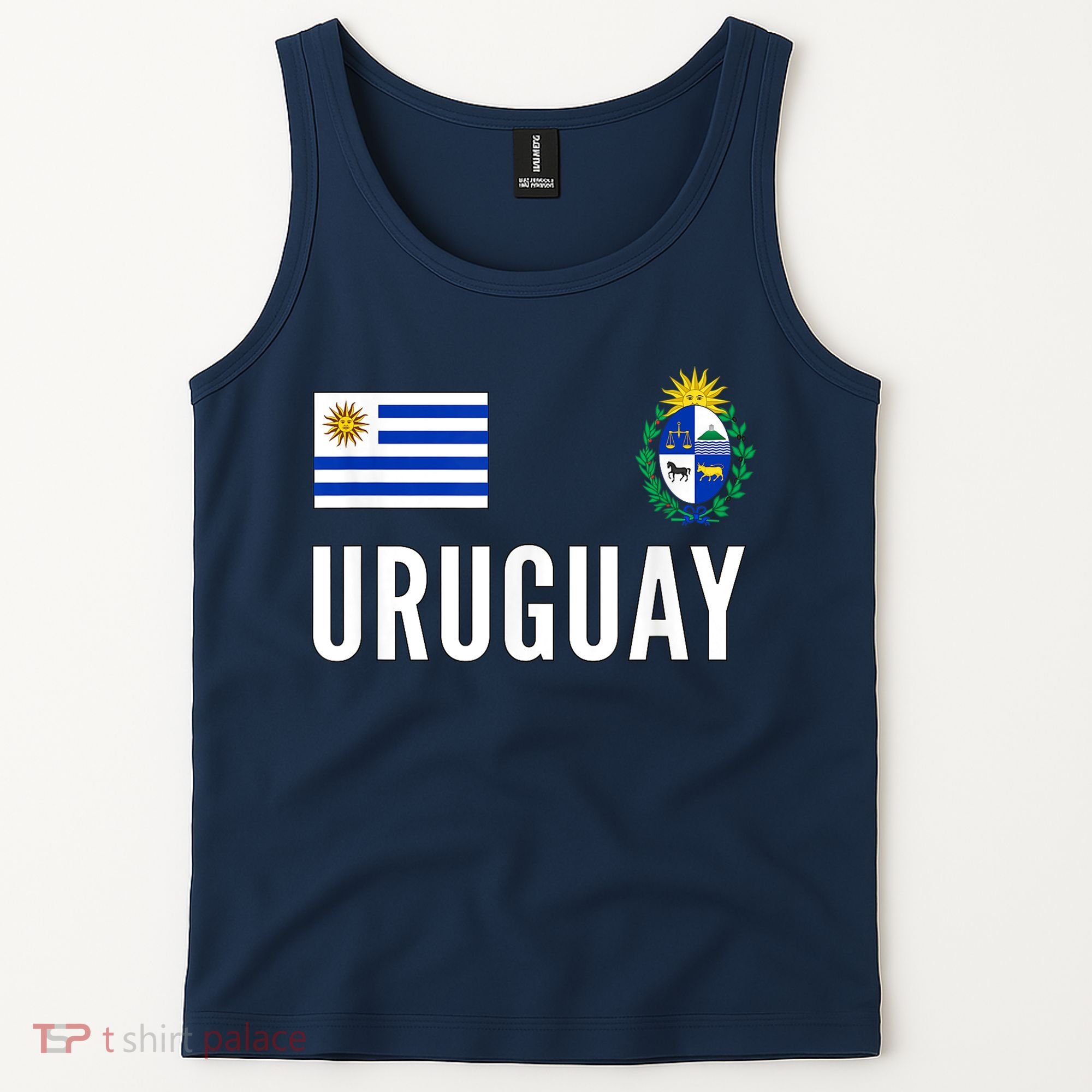 Uruguay Soccer Jersey Football Fan Support Tank Top