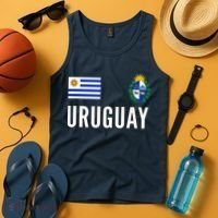 Uruguay Soccer Jersey Football Fan Support Tank Top thumb 4