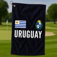 Uruguay Soccer Jersey Football Fan Support Golf Towel thumb 1
