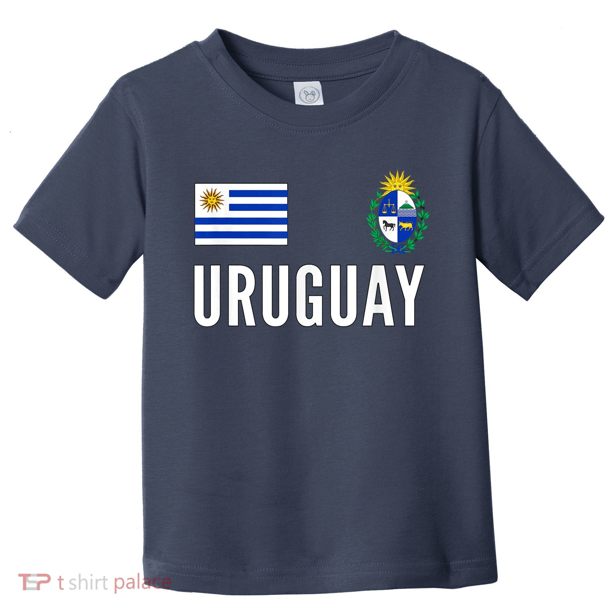 Uruguay Soccer Jersey Football Fan Support Toddler T-Shirt