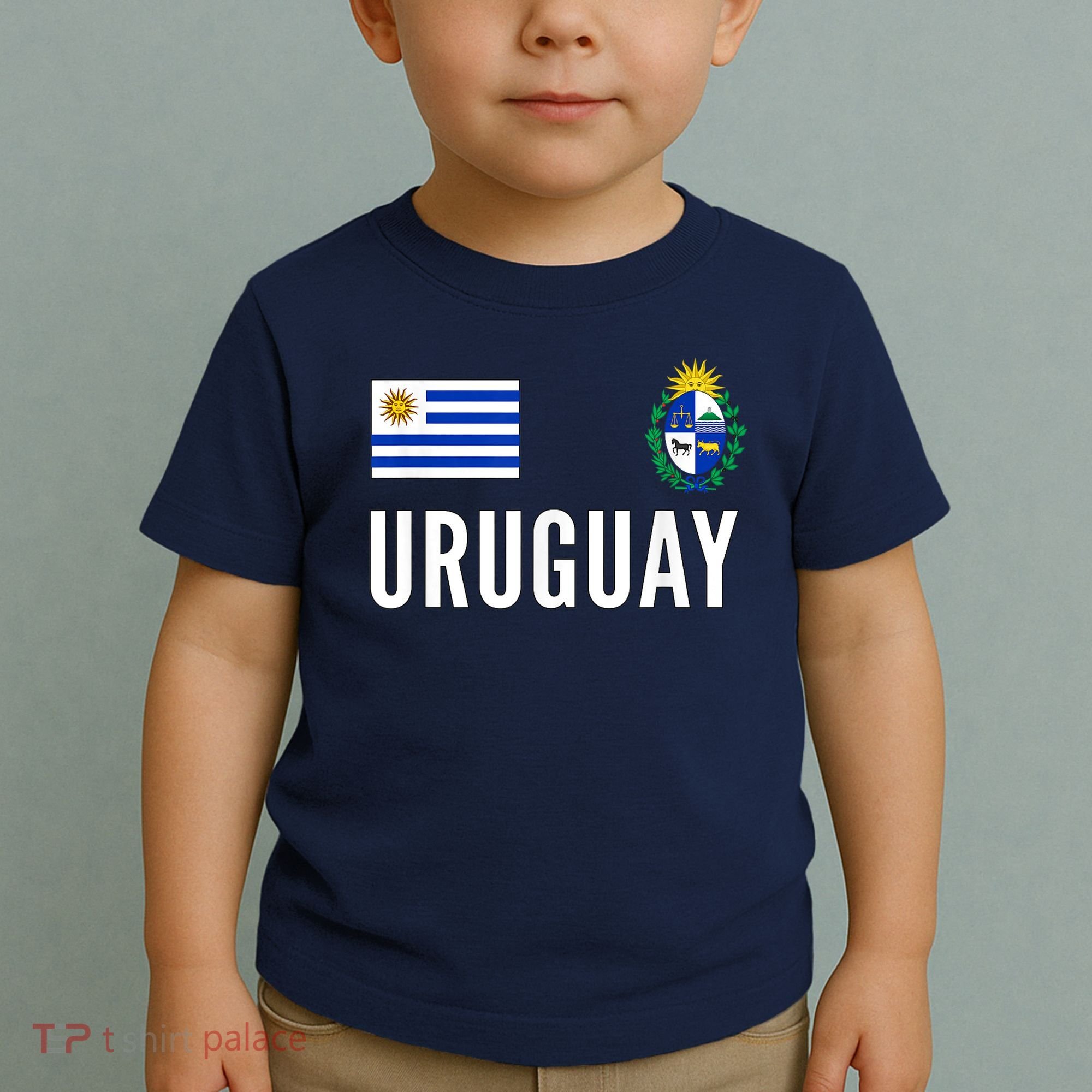 Uruguay Soccer Jersey Football Fan Support Toddler T-Shirt