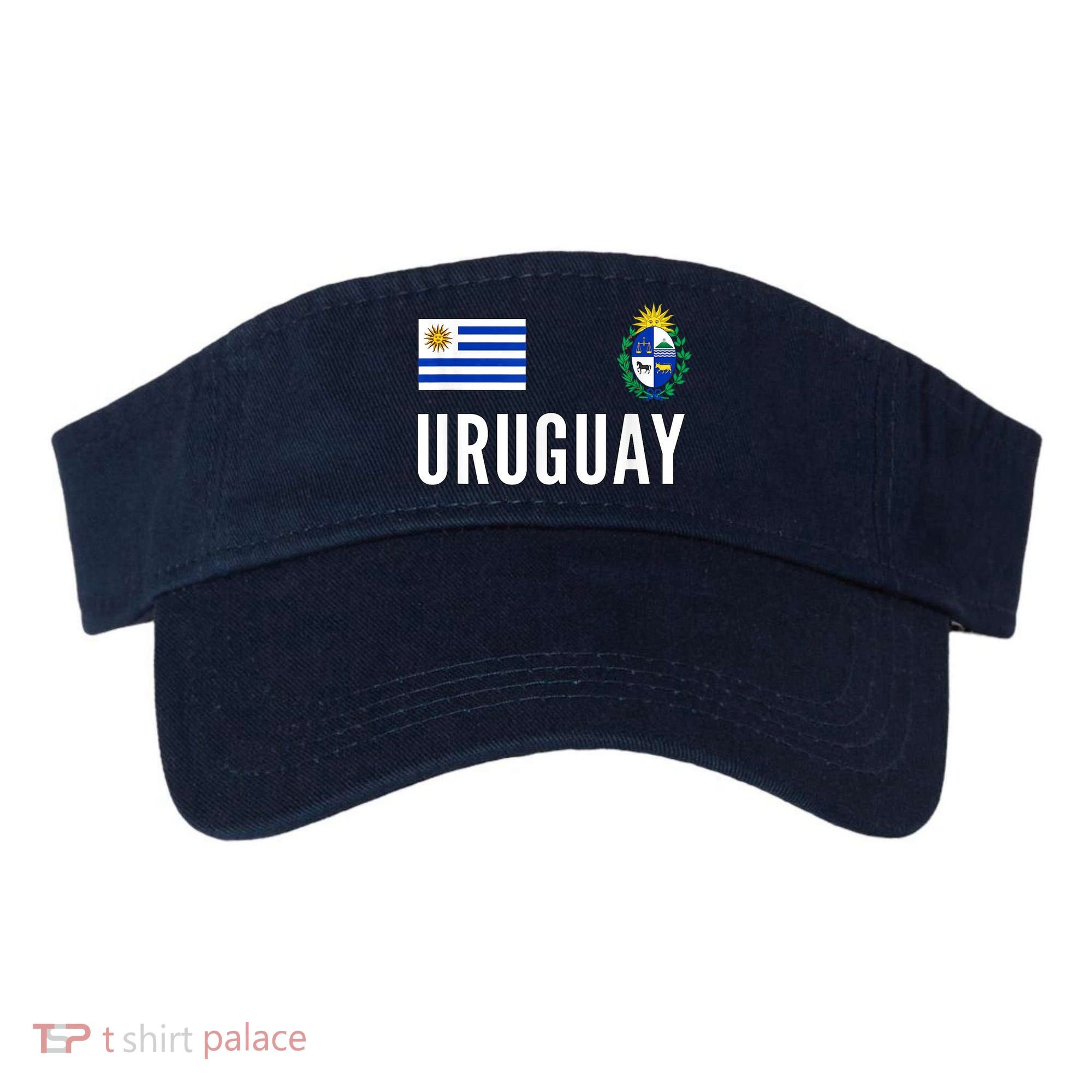 Uruguay Soccer Jersey Football Fan Support Visor