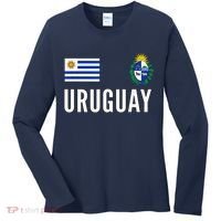 Uruguay Soccer Jersey Football Fan Support Women's Long Sleeve Shirt thumb 0