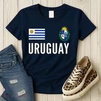 Uruguay Soccer Jersey Football Fan Support Women's T-Shirt thumb 3