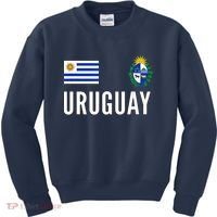 Uruguay Soccer Jersey Football Fan Support Kids Sweatshirt thumb 0