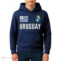 Uruguay Soccer Jersey Football Fan Support Kids Hoodie thumb 4