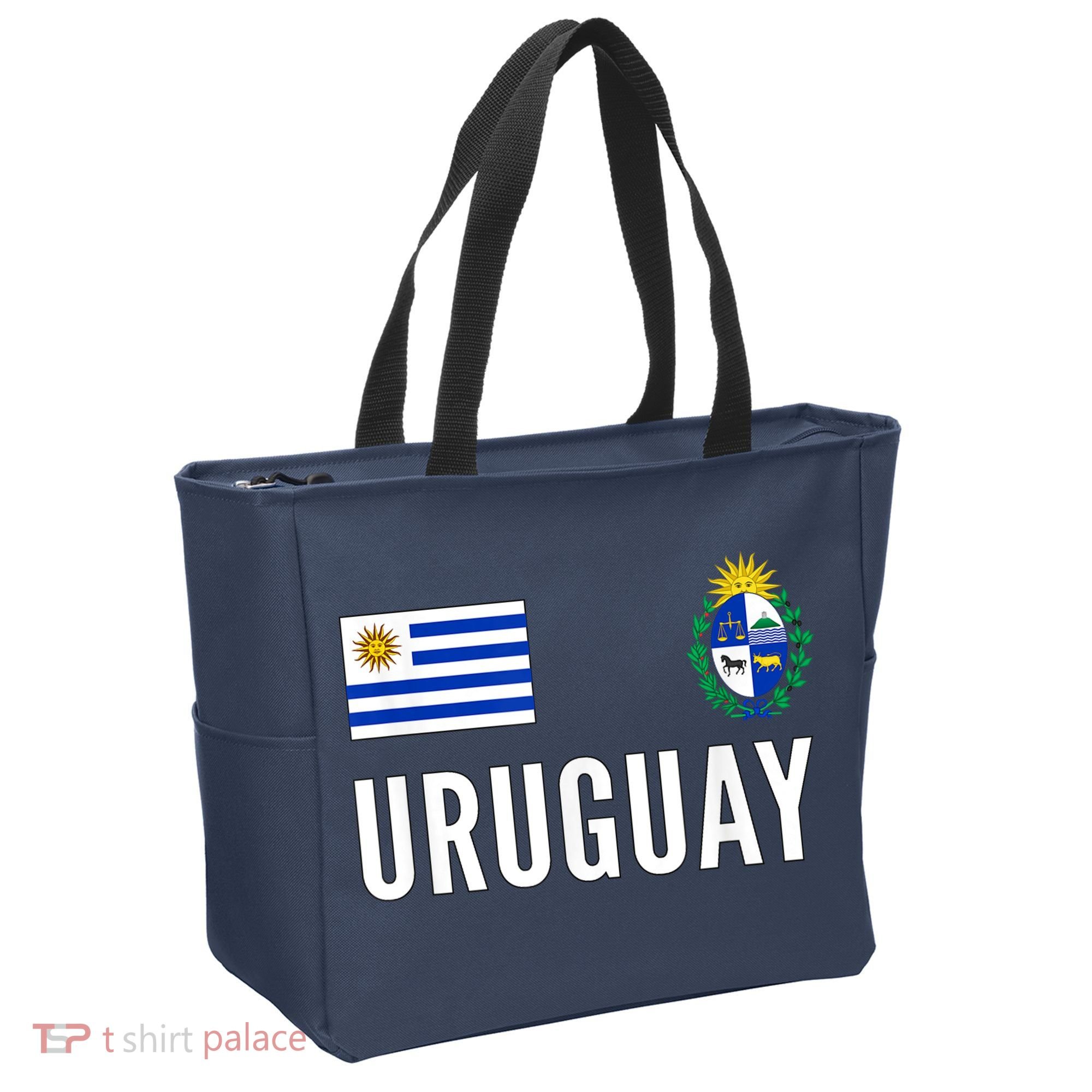 Uruguay Soccer Jersey Football Fan Support Tote Bag