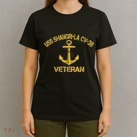Uss Shangri La Cv 38 Aircraft Carrier Veteran Veterans Day T-Shirt thumb 4