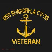 Uss Shangri La Cv 38 Aircraft Carrier Veteran Veterans Day T-Shirt thumb 7