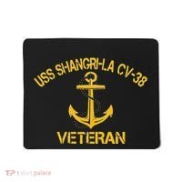 Uss Shangri La Cv 38 Aircraft Carrier Veteran Veterans Day Mousepad thumb 0