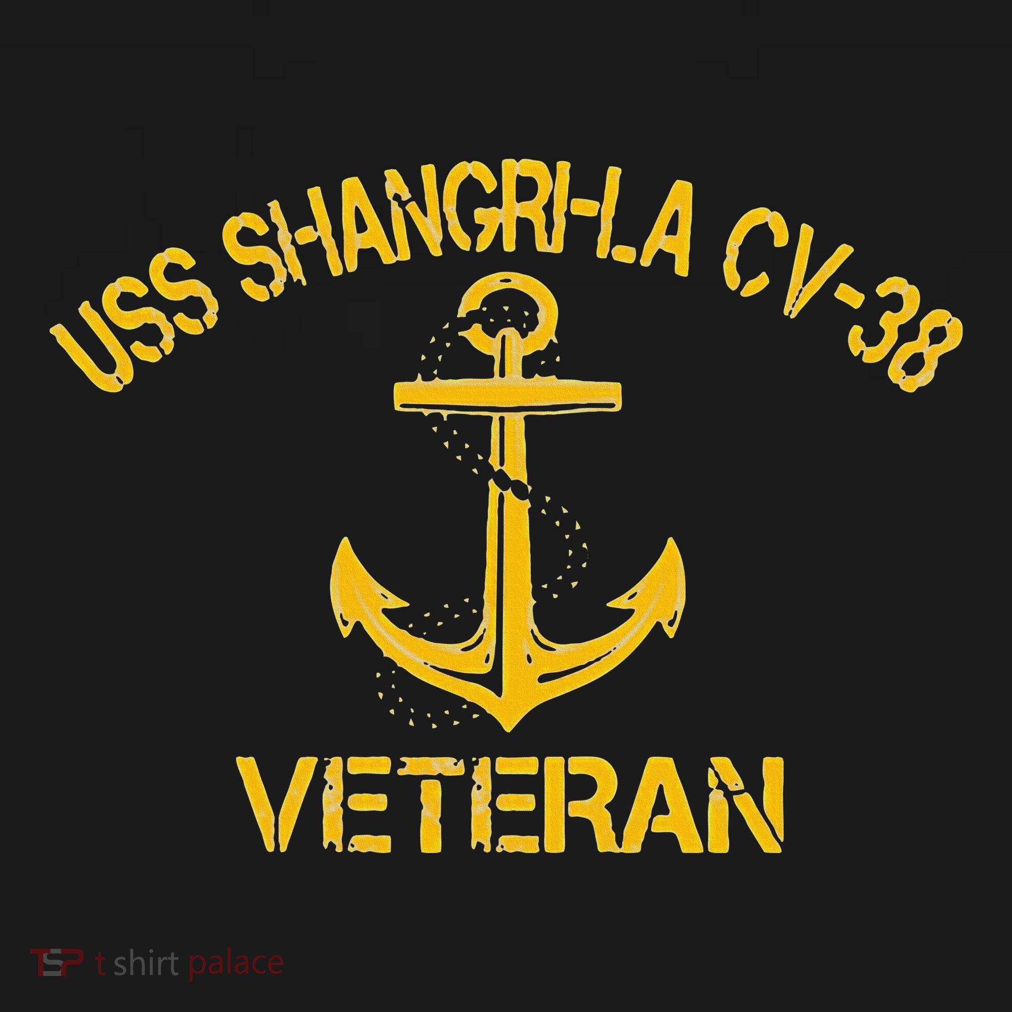 Uss Shangri La Cv 38 Aircraft Carrier Veteran Veterans Day Mousepad