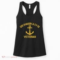 Uss Shangri La Cv 38 Aircraft Carrier Veteran Veterans Day Women's Tank Top thumb 0