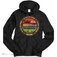 Union Strog Labor Movement UTLA Tie Dye Hoodie thumb 0