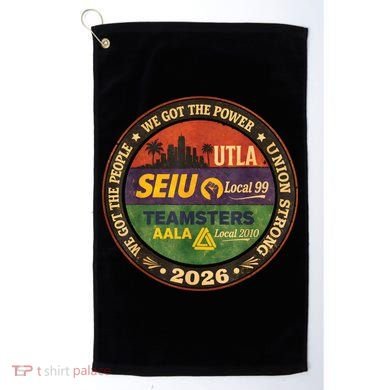 Union Strog Labor Movement UTLA Golf Towel