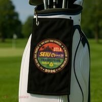 Union Strog Labor Movement UTLA Golf Towel thumb 2
