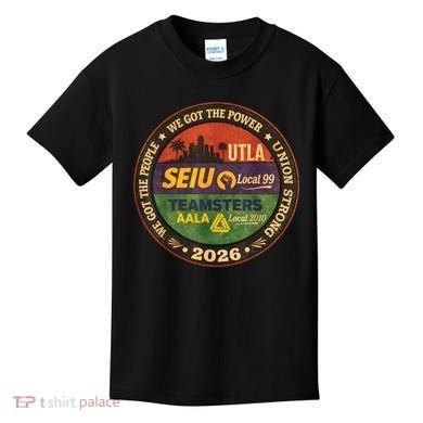 Union Strog Labor Movement UTLA Kids T-Shirt