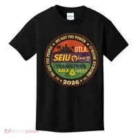Union Strog Labor Movement UTLA Kids T-Shirt thumb 0