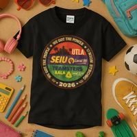 Union Strog Labor Movement UTLA Kids T-Shirt thumb 3