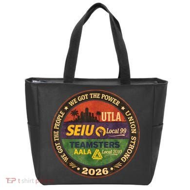 Union Strog Labor Movement UTLA Tote Bag