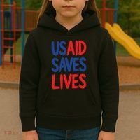 Usaid Saves Lives Us Agency International Development Kids Hoodie thumb 3