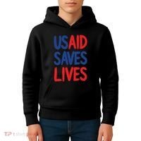 Usaid Saves Lives Us Agency International Development Kids Hoodie thumb 4